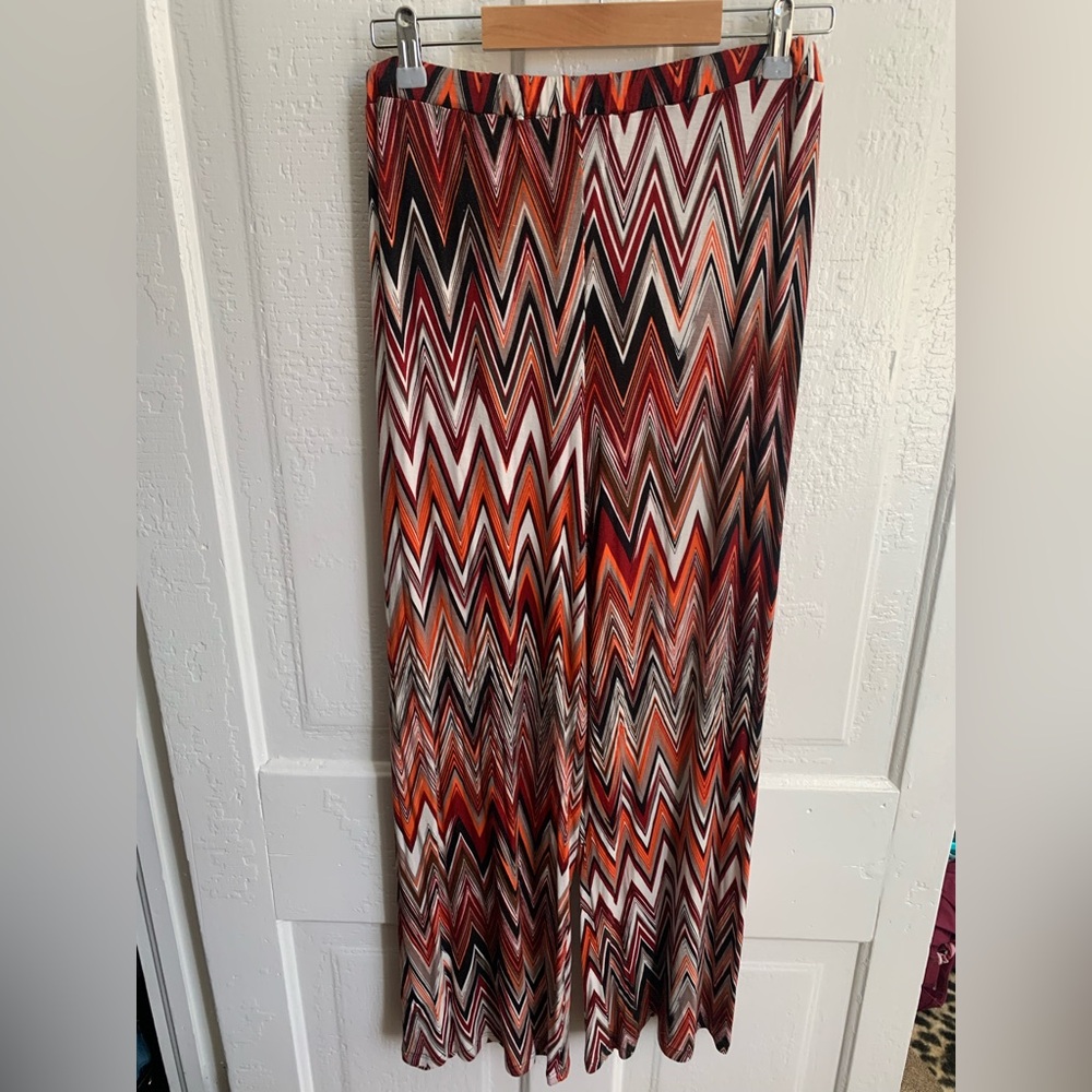 ⚡️5 for $25⚡️ Stylish Chevron Flare Leg Stretchy Pants